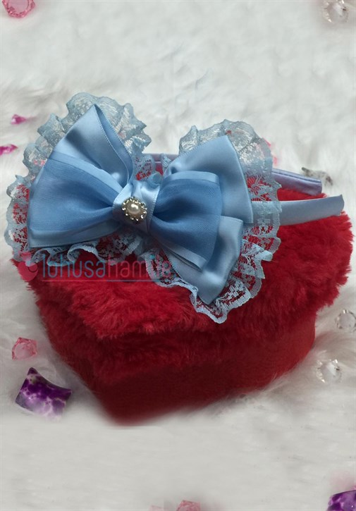 Lh 113  Bright Stone Baby Blue Maternity Crown