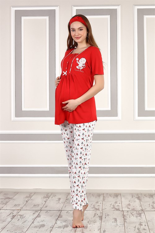 Haluk Bayram 4105 Baby Desen Lohusa Pijama Takımı